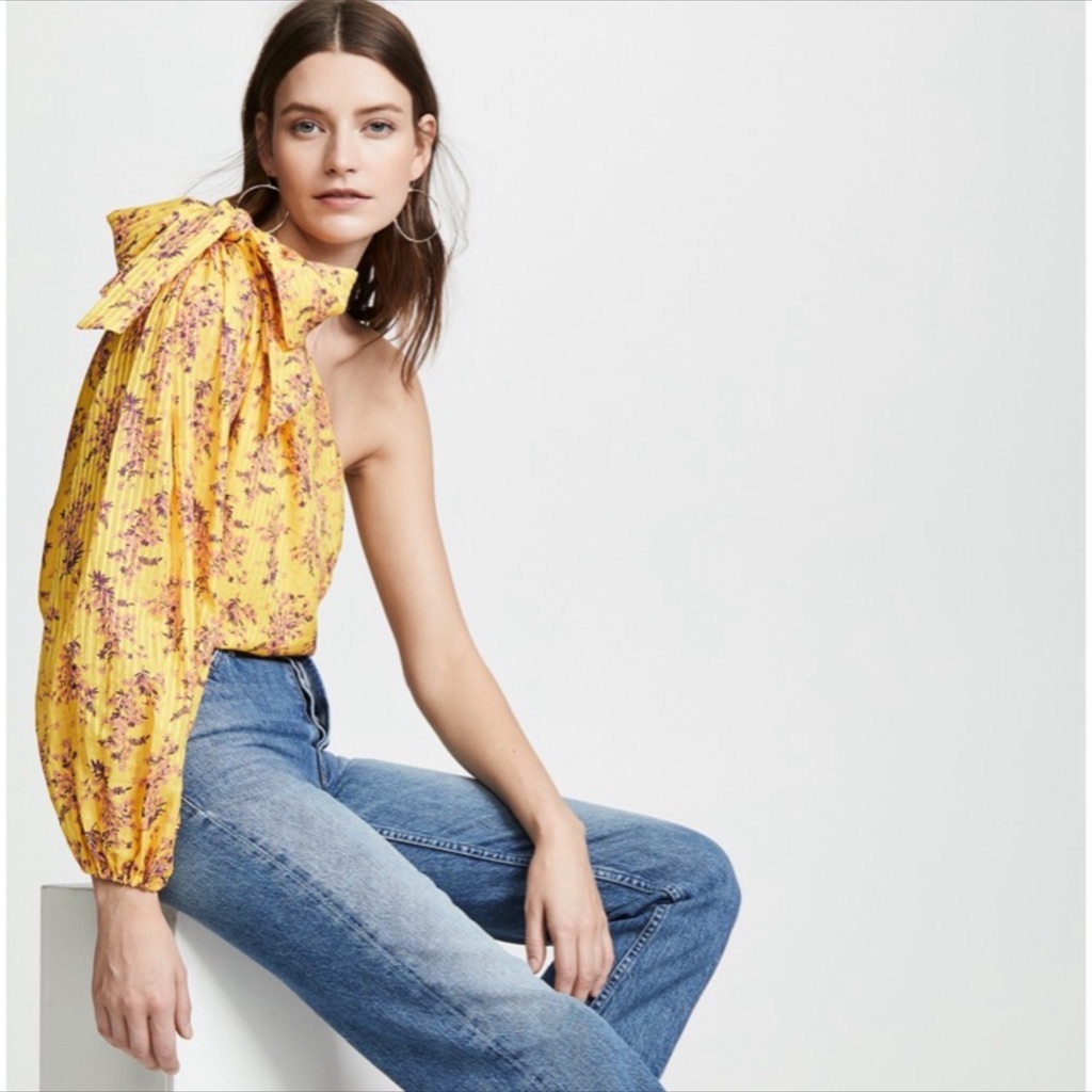 Ulla Johnson Enid Chiffon Blouse Size 4